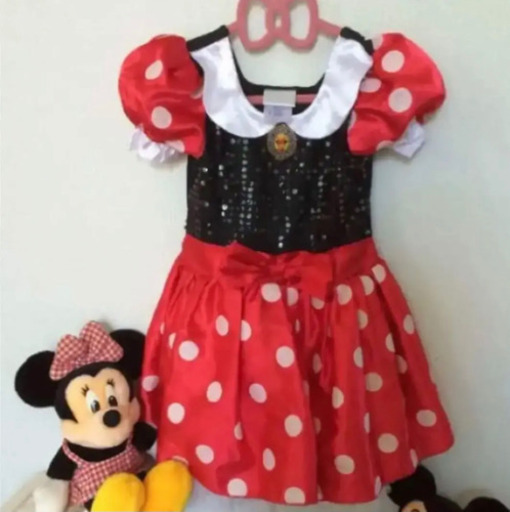 ミニーちゃんワンピースドレス ゆちゃこ 堺のキッズ用品 子供服 の中古あげます 譲ります ジモティーで不用品の処分