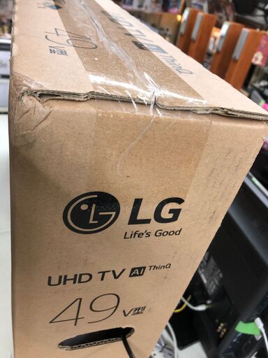 【店頭お渡し】新品未開封品　49v型　４kチューナー内蔵　液晶テレビ　LG 　49UN7100PJA