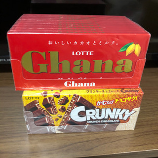 【取引決定】クランキーチョコレート＆ガーナチョコレート