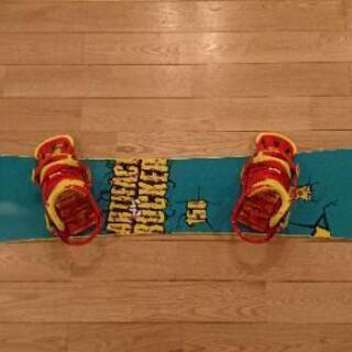 スノーボード【ROME】・バインディング【BURTON】セット★