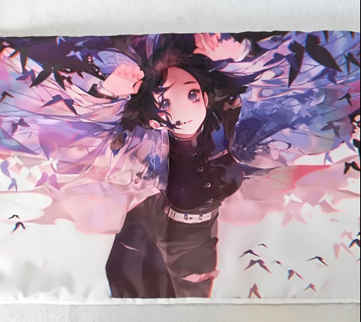 胡蝶しのぶ鬼滅の刃枕カバー りりりり 河内山本のファブリック カバー その他 の中古あげます 譲ります ジモティーで不用品の処分