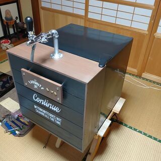 キッチン家電 【限定1台】自作ビールサーバー！！小型冷蔵庫をお洒落に 
