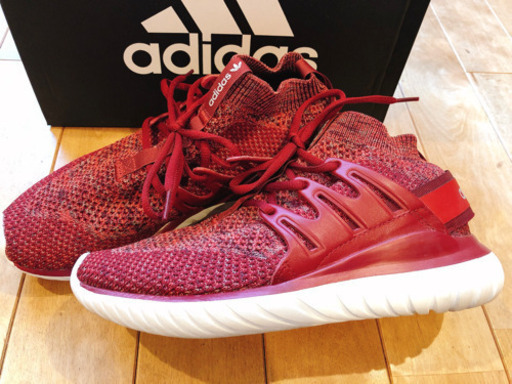 超美品！半額以下！アディダス adidas / TUBULARNOVA PK スニーカー レッド BB8406 / 25.5cm