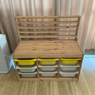 【ネット決済】IKEA トロファスト　おもちゃ収納　トミカ収納