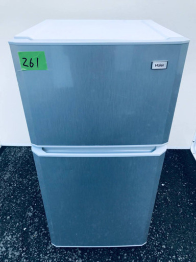 ①✨高年式✨261番 Haier✨冷凍冷蔵庫✨JR-N106K‼️