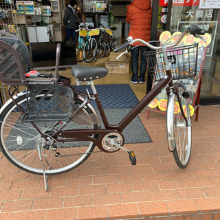 美品 ウエルビーサイクル 27インチ 子供乗せ自転車 シマノ6段ギア搭載