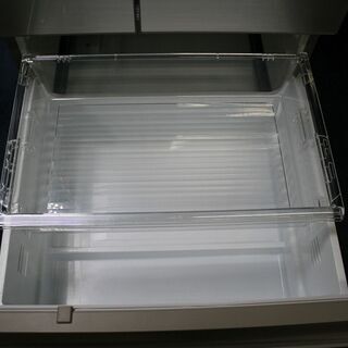 R1871) パナソニック 中古 5ドア NR-E431GV-N 411L ガラストップ(割れ 