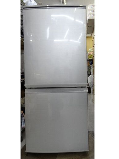 【恵庭】シャープ 冷凍冷蔵庫 137L SJ-D14A-S 2015年製 中古品 シルバー PayPay支払いOK!