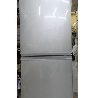 恵庭】シャープ 冷凍冷蔵庫 137L SJ-D14A-S 2015年製 中古品 シルバー
