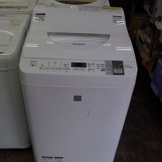 【ネット決済】シャプ　乾燥付き洗濯機　5.5ｋ　ＥＳ－Ｔ5Ｅ4－...