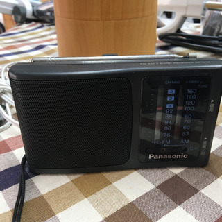 【ネット決済】パナソニック　ラジオ　電池付