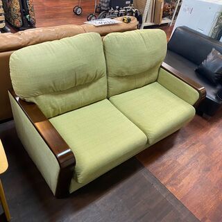 事情があり再出品！木製ソファ 2.5Pソファ】飛騨産業/chigusa 受注生産商品 レッドオーク材