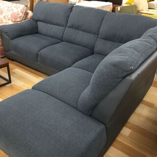 ニトリ　カウチソファー　ハーフレザー【トレファク岸和田店】 ニトリ】牛革使用のカウチソファー入荷いたしました！！｜2025年04月16