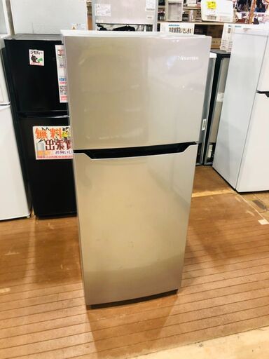 【管理IR012720-007】ハイセンス 2018年 HR-B12AS 120L 2ドア冷凍冷蔵庫