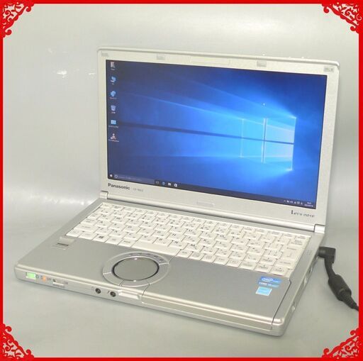 送料無料 軽量モバイル ノートパソコン 中古良品 12.1型 Panasonic CF-NX2AWLCS 第3世代Core i5 8GB 320GB 無線 Windows10 LibreOffice
