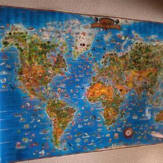 世界地図ビッグサイズ