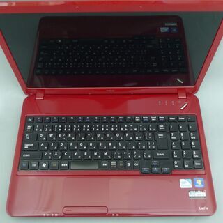 送料無料 レッド希少品 早い者勝ち ノートPC 中古良品 15.6型 NEC 