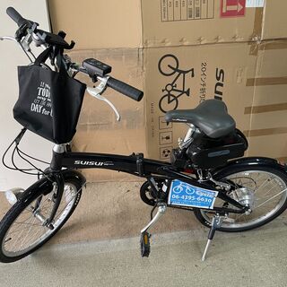 ☆値下げ☆電動折りたたみ自転車(SUISUI)２０インチ美品♪（大阪市港区 