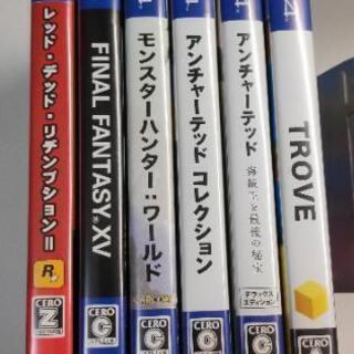 PS4ソフト 6本セット まとめ売り RDR2 FF15 アンチ...