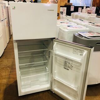 【管理IR012348-105】ハイセンス 2017年 HR-B12A 120L 2ドア冷凍冷蔵庫 - 家電
