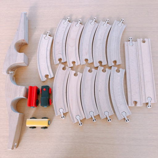 Ikea 木製レール電車 おれんじ 前栽のおもちゃの中古あげます 譲ります ジモティーで不用品の処分
