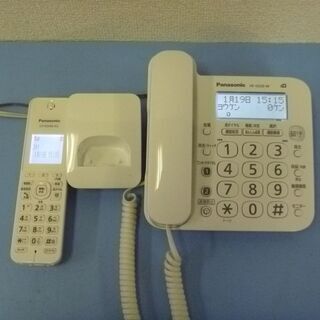 JM9722)Panasonic 電話機 コードレス子機付き 中...