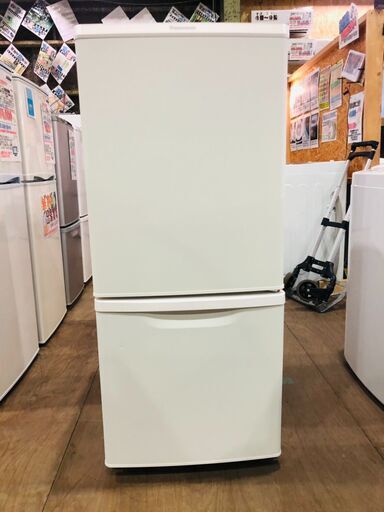 【管理IR012524-104】パナソニック 2019年 NR-B14CW-W 138L 2ドア冷凍冷蔵庫