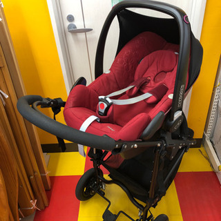 エアバギー　AirBuggy COCO ブレーキモデル＆マキシコシペブル　連結タイプ　新生児～３歳頃　ＧＭＰインターナショナル