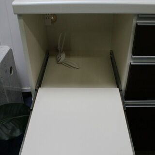 R2599) PAMOUNA 中古パモウナ キッチンカウンターMO-S1400R-3 ブラウン ブルモーション 2017年製! 食器棚 店頭取引大歓迎♪