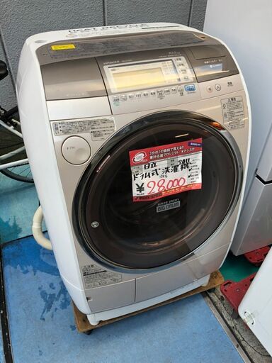 ☆中古 激安！！ 日立　ドラム式　洗濯機　2011年製　BD-V7300R　10Kg　DA008￥28,000！！