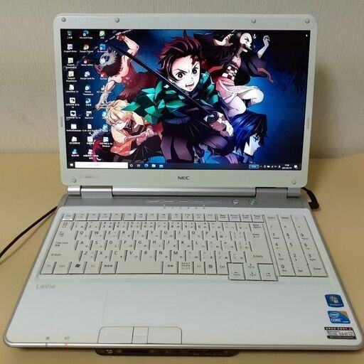 【取引中】☆core i5＋SSDで快適☆　NEC　LaVie　大画面16インチ　ホワイトメタ　Wi-Fi　Bluetooth　Windows10　①