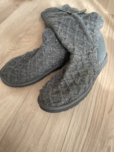 UGG】ニットブーツ・グレー25cm | www.greatlivinghomes.com.au