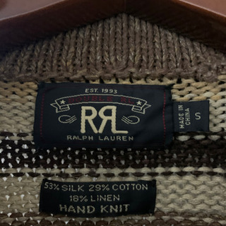 ラルフローレンRRLハンドニットセーター　¥21000