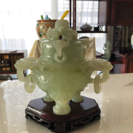 龍雕置物