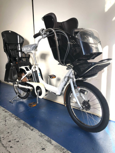 関東全域送料無料　保証付き　ブリヂストン アンジェリーノ　20インチ 3人乗り 8.9ah デジタル　電動自転車