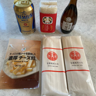 💕ありがとうございます💕💕お一人様セット💕ビール🍺日本酒🍶お米🍚...