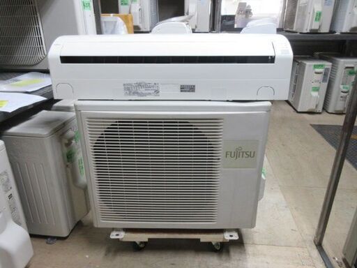 K02094　富士通　中古エアコン　主に6畳用　冷2.2kw／暖2.2kw