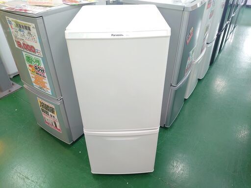 【店舗同時販売中】2013年製　Panasonic パナソニック　2ドア冷蔵庫　NRーB145W－W　138L【店頭ご来店購入限定】