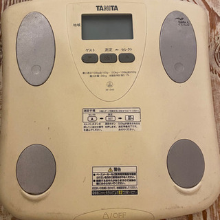 TANITA 体脂肪計付ヘルスメーター ホワイト BF-046-WH