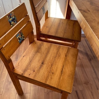 ダイニングテーブル　セット　オーダーメイド　タイル