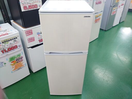 【店舗同時販売中】2018年製　Abitelax　2ﾄﾞｱ直冷式冷凍冷蔵庫　AR－143E　138L【店頭ご来店購入限定】