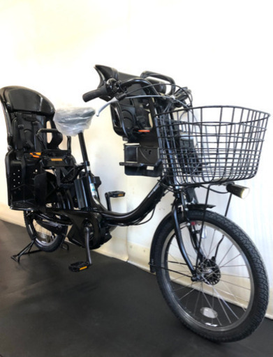 関東全域送料無料　保証付き　ヤマハ　パスバビー　20インチ 3人乗り 8.7ah 黒　電動自転車