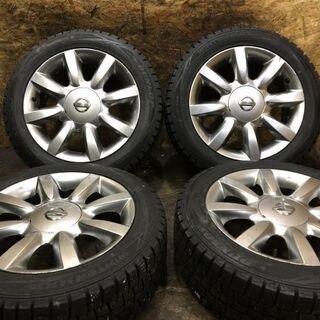 DUNLOP WM01 215/55R17】スタッドレス【日産 J31 ティアナ 純正 