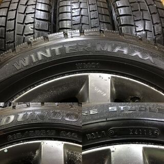 DUNLOP WM01 215/55R17】スタッドレス【日産 J31 ティアナ 純正 