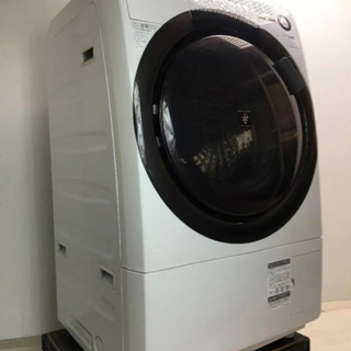シャープ ドラム洗濯機 ES-S60-WL シャープ ドラム洗濯機 ES-S60-WL