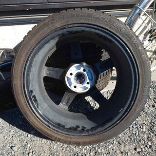 NORTH POLE スタットレス 205/45R17 バリ山 室内保管 美品-maxcute 