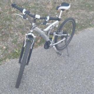値下げしました　マウンテンバイク　ダブルサスペンション　18段変速　26インチ