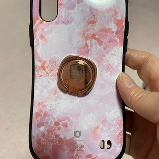 【お値下げ】iFace  iPhoneXS 大理石ピンク