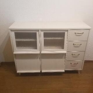お譲り先決まりました【B-COMPANY】引き出し付ブックシェルフ<アクア 