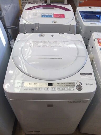 【安心6ヶ月保証付】SHARP 全自動洗濯機 ES-G7E5 2017年製【ﾄﾚﾌｧｸ桶川店】